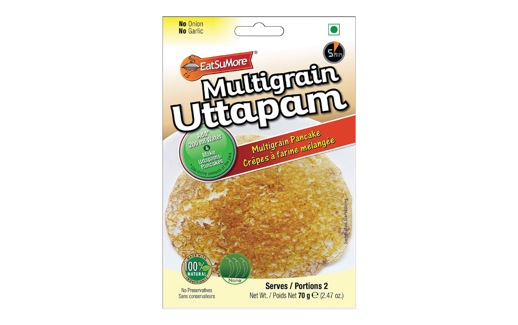 EatSuMore Multigrain Uttapam    Pack  70 grams